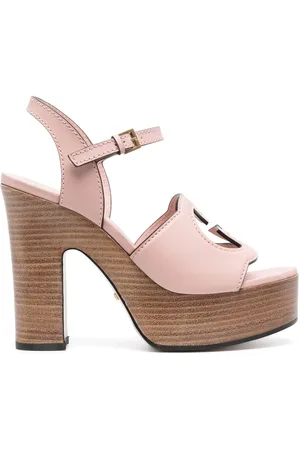 Pink gucci platform discount sandals