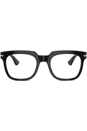 Persol Square-frame clear-lenses glasses