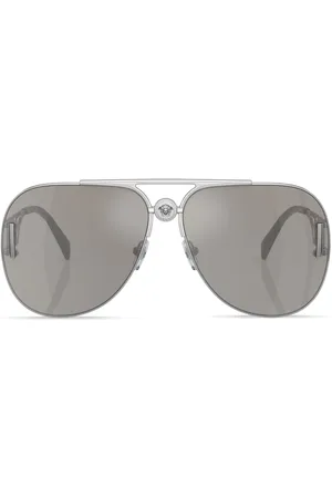 Alexander McQueen Studded Skull Shield Sunglasses - ShopStyle