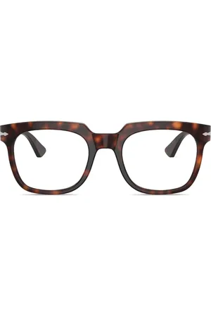 Persol Tortoiseshell-effect square-frame glasses