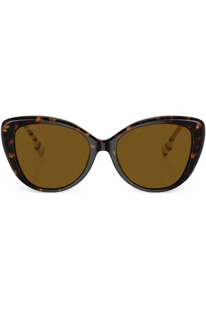 Burberry Vintage-check cat-eye sunglasses