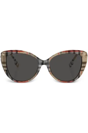 Burberry Vintage-check cat-eye sunglasses