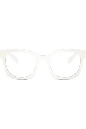 Prada Logo-lettering D-frame glasses