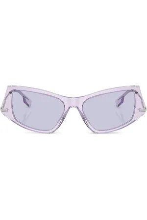 Burberry Logo-plaque cat-eye sunglasses