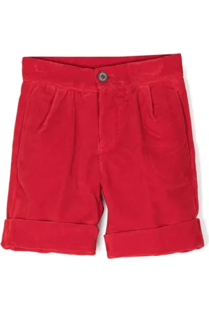La Stupenderia tartan-print tailored shorts