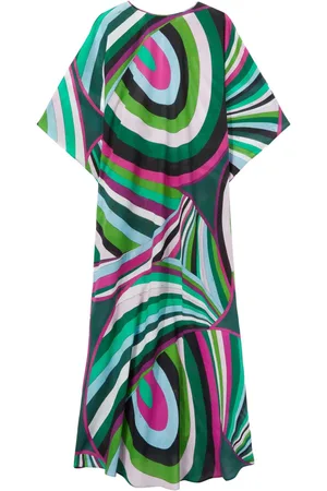 Puccini Iride-print maxi dress