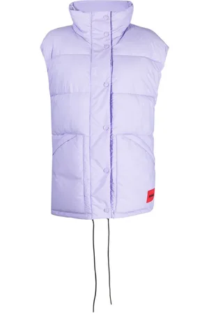HUGO BOSS Funnel-neck panelled gilet