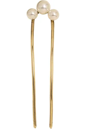 Jennifer Behr Gretel crystal pearl hairpin