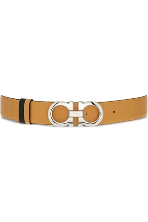 Salvatore Ferragamo Gancini-buckle reversible leather belt