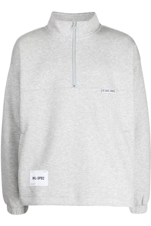 Izzue Logo-print half-zip sweatshirt