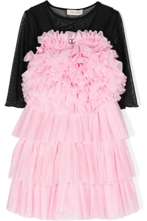 Twin-Set Ruffled tiered dress
