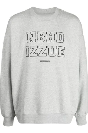 Izzue Logo-embroidered cotton-blend sweatshirt