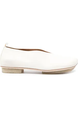 UMA WANG Leather ballerina shoes