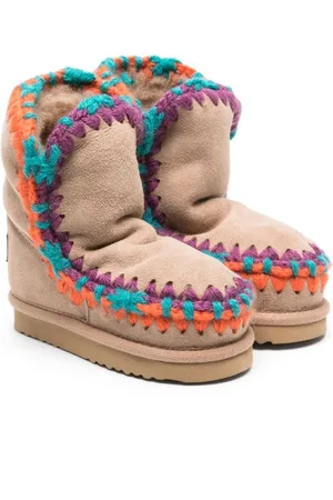 Mou Eskimo contrast-stitching snow boots