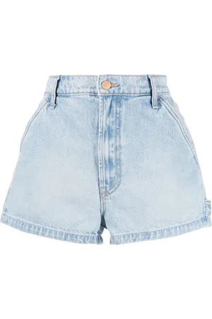 Mother Mid-rise denim shorts