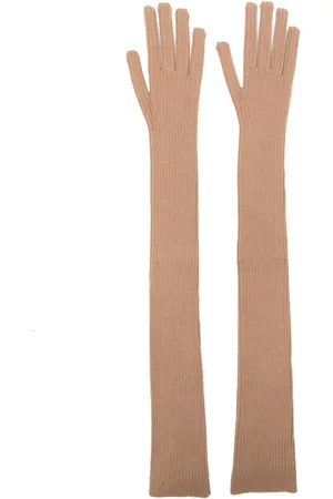 Dolce & Gabbana Extra-long cashmere-blend gloves