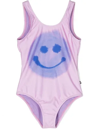 Molo Nika smiley-face print swimsuit