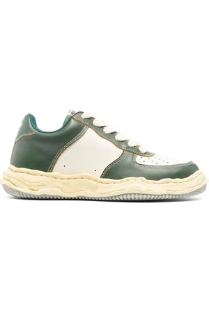 Maison Mihara Yasuhiro Wayne panelled leather sneakers
