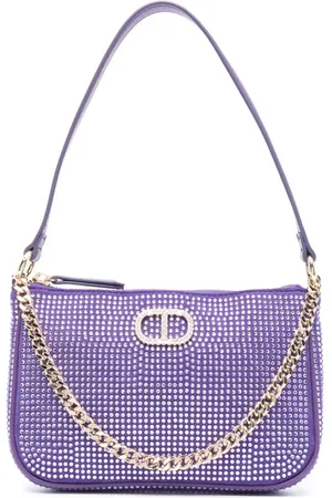 Twin-Set Petite rhinestone-embellished shoulder bag