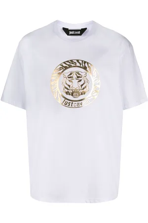 Roberto Cavalli Logo-print cotton T-shirt