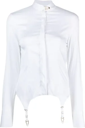 Bodysuit shirt shape with suspenders - Madame Rêve – Maison Close