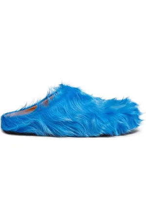 Marni Fussbet Sabot calf-hair slippers