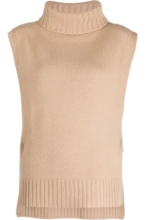 Vince Roll-neck sleeveless jumper
