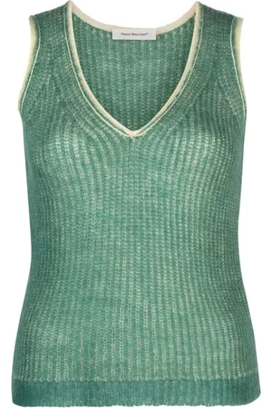 There Was One V-neck knitted vest