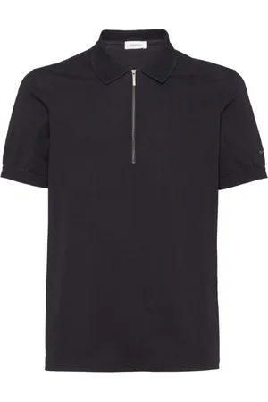 Salvatore Ferragamo Logo-embroidered cotton polo shirt