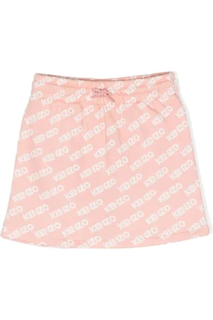 Kenzo Tod logo-motif cotton skirt