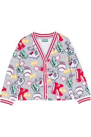 Kenzo Club Baseball button-up sweatshirt