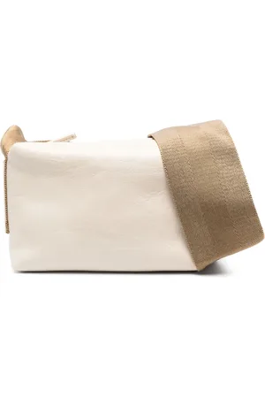 UMA WANG Small logo-embossed leather shoulder bag