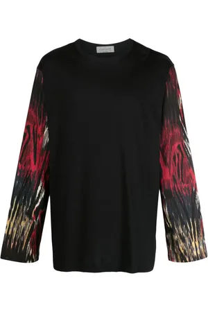 YOHJI YAMAMOTO Graphic-print cotton T-shirt