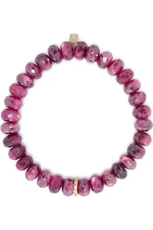 Sydney Evan 14kt yellow gold diamond and moonstone bracelet