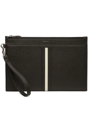 Bally Ribbon zipped leather envelope wallet