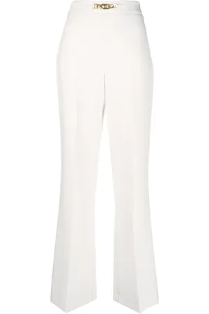 Twin-Set Oval-T chain flared trousers