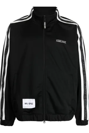 Izzue Logo-tape zip-up track jacket