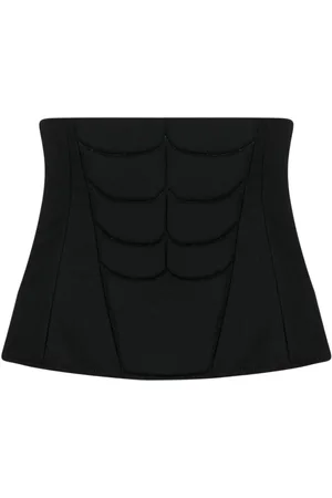 Natasha Zinko Debossed-detail panelled corset