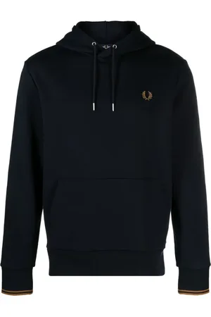 Fred Perry Logo-print drawstring hoodie
