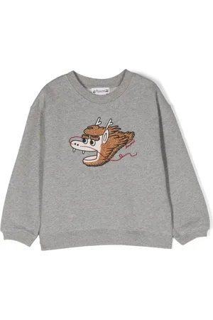 BONPOINT Logo-embroidered cotton sweatshirt