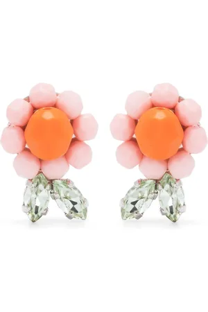 Simone Rocha Daisy beaded stud earrings