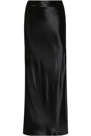Salvatore Ferragamo Satin maxi skirt