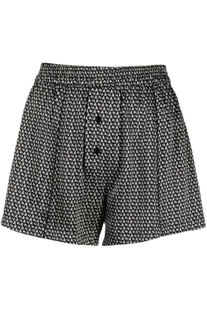 Kiki de Montparnasse Moi et Toi patterned shorts