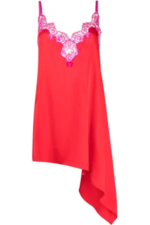 Dsquared2 Lace-trim satin slip dress