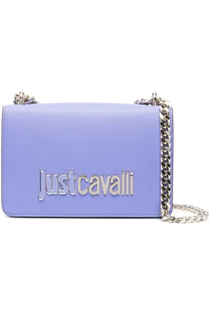 Roberto Cavalli Logo-lettering crossbody bag