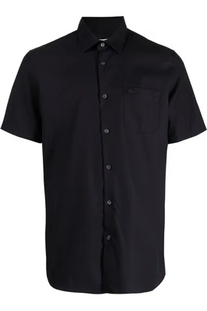 Lacoste Logo-embroidered cotton shirt