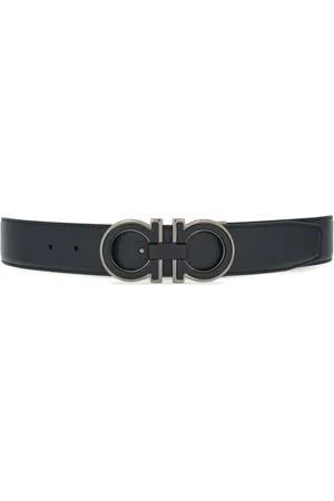 Salvatore Ferragamo Gancini buckle reversible leather belt
