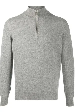 Brunello Cucinelli Zip-up roll neck jumper