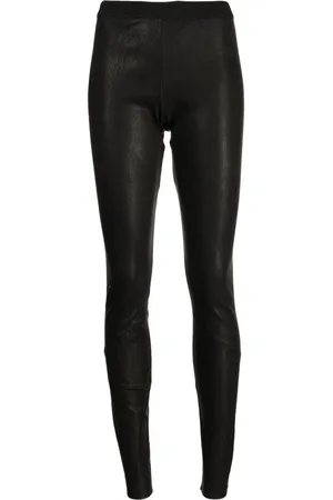 ISAAC SELLAM EXPERIENCE Slip-on leather leggings