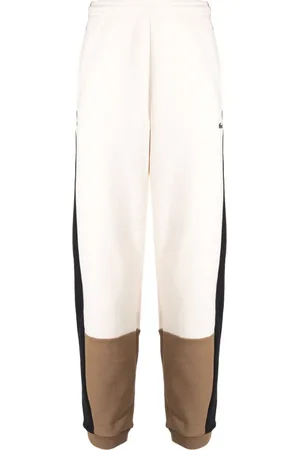 Lacoste Logo-embroidered colour-block track pants